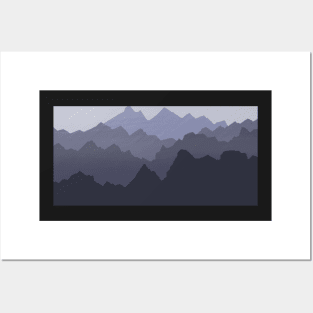 Purple Mountains Posters and Art